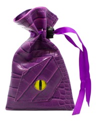 Dragon Eye RPG DnD Dice Bag: Purple